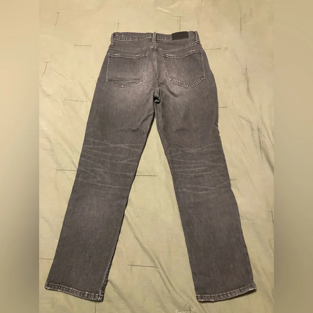 Madewell The Perfect Vintage Crop Jean Straight Leg High Waist 90s Mom Jean